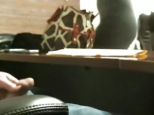 Le chef a mis une douce Secrétaire sur le pénis.