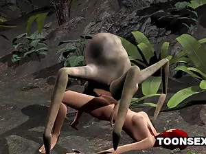 Sexy Teen se masturbe énergiquement sur un sofa en cuir